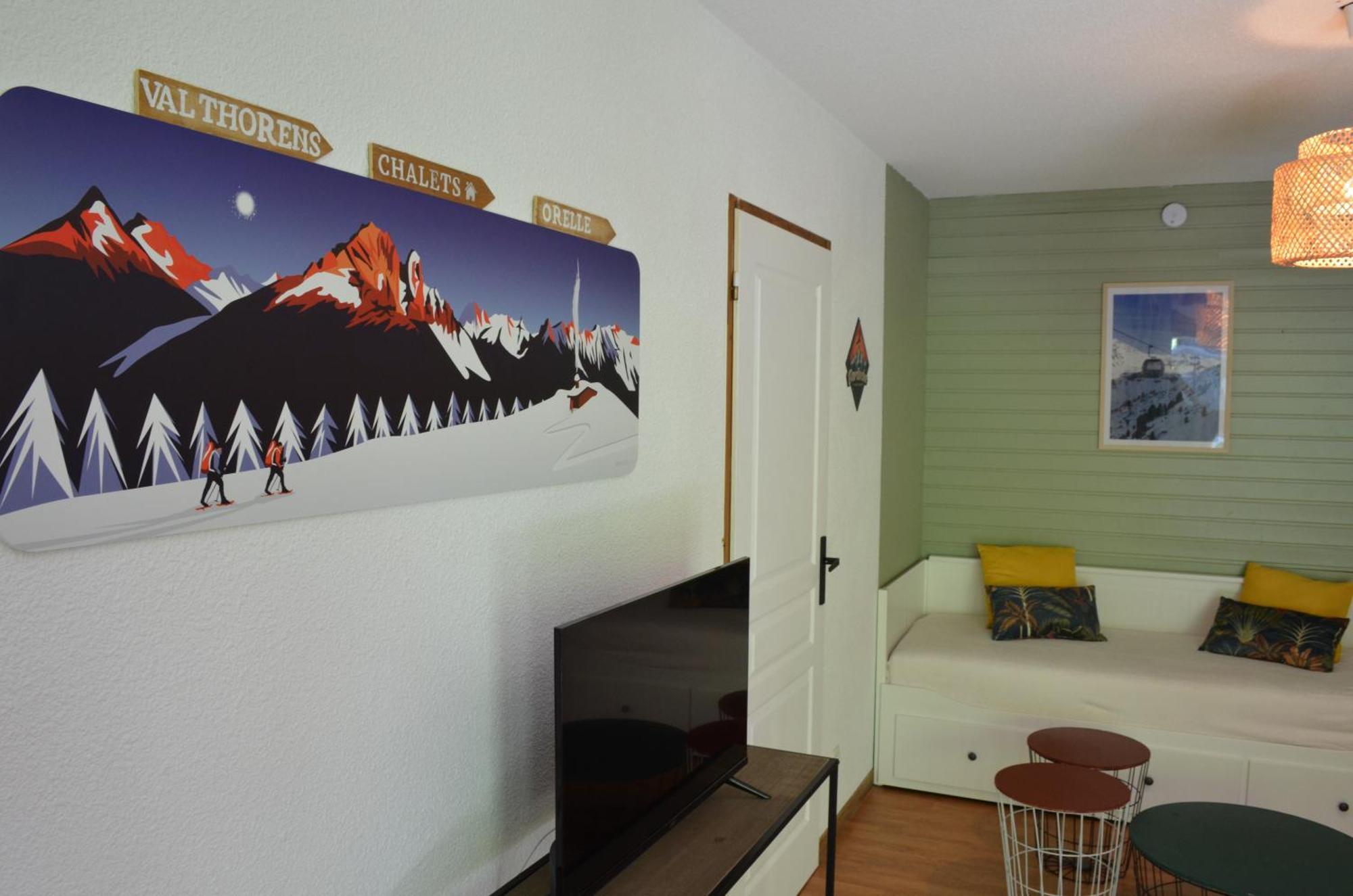 Appartements 3 Vallees, Piscine Et Sauna Orelle Dış mekan fotoğraf